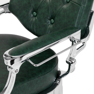 Barber chair Gabbiano President green Chrom (153446)