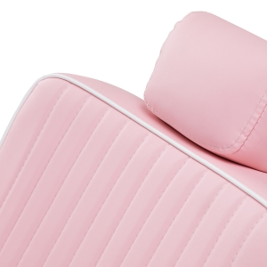 Gabbiano Visionerio barber chair pink chrome frame (155269)