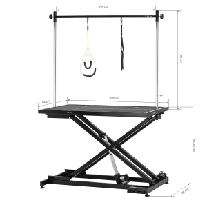 Electric grooming table PAW 1 black (154574)