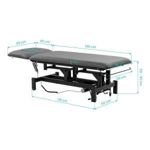 Electric Rehabilitation Table for Massage and Physiotherapy Balance Eso 2 grey (155370)