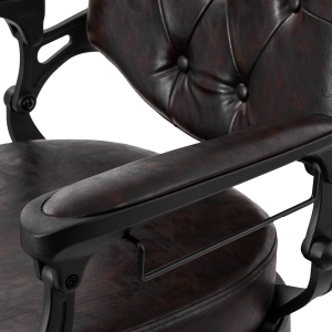 Barber chair Gabbiano President Brown (152034)