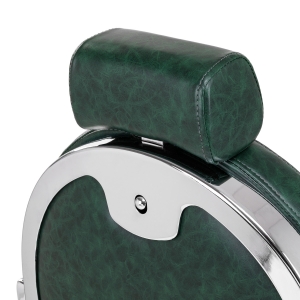 Barber chair Gabbiano President green Chrom (153446)