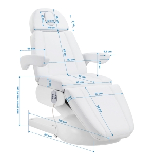 Azzurro Lux cosmetic chair 3m white (154875)