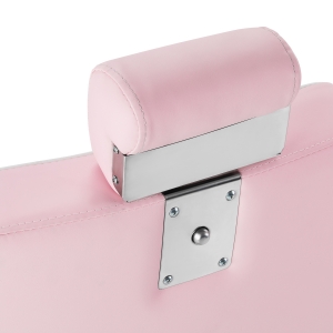 Gabbiano Visionerio barber chair pink chrome frame (155269)