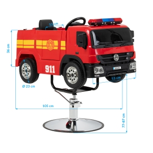 Children’s hairdressing chair Gabbiano fire engine (155293)