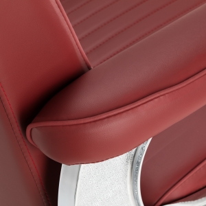 Gabbiano Visionerio+ barber chair red chrome frame (156097)