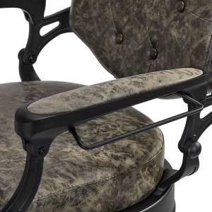 Barber chair President Old Leather Green (148104)