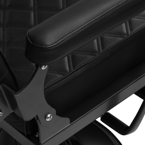 Barber chair Carlos extra black (148987)