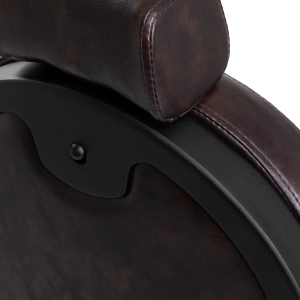 Barber chair Gabbiano President Brown (152034)