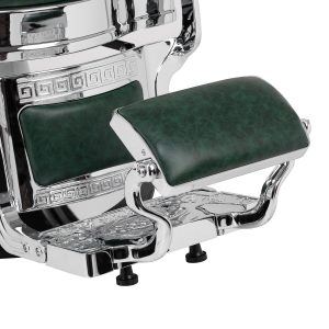 Barber chair Gabbiano President green Chrom (153446)