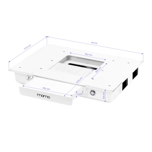 Momo 05-BL cosmetic desk with absorber (154459)