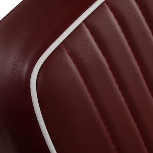 Gabbiano Visionerio barber chair red chrome frame (155244)