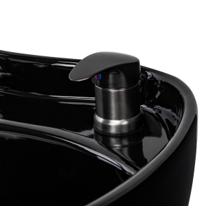Electric hairdressing wash unit with massage function Gabbiano Sylvia Plus black (155835)