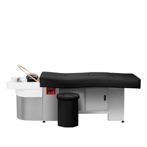 Gabbiano Head Spa 017B hair washing bed black