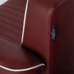 Gabbiano Visionerio barber chair red chrome frame (155244)