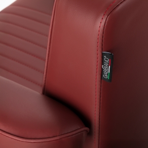 Gabbiano Visionerio+ barber chair red chrome frame (156097)