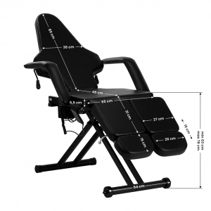 Pro Ink 610 tattoo chair black (147805)