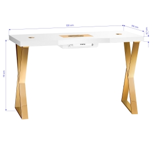 Momo 04-GL cosmetic desk with absorber (151038)