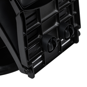 Barber chair with massage function Gabbiano Francesco black with a black base (155874)