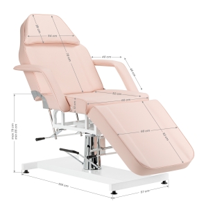 Hydraulic cosmetic chair Basic 210 pink (141140)