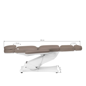 Electric cosmetic chair SILLON CLASSIC 3 motors modern brown (154456)
