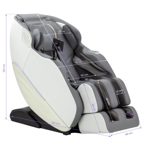 Massage chair 3D Sakura Maximus 809 white and grey (154186)