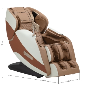Sakura Luxury 808 massage chair white and beige (154184)