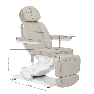 Electric cosmetic chair SILLON CLASSIC 3 motors sea salt (154455)