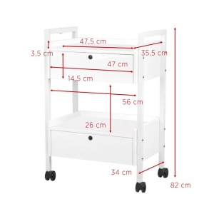ACTIVESHOP Cosmetic table type 1019