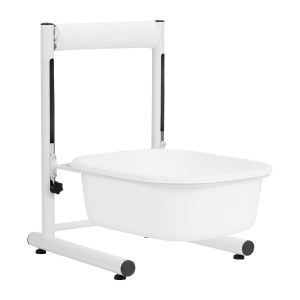 ACTIVESHOP Height-adjustable pedicure tray, white