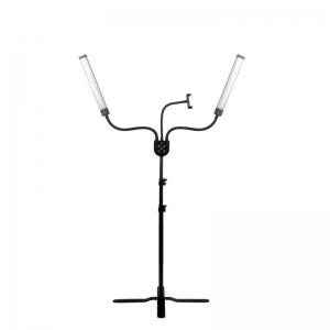 ACTIVESHOP LED lamp for eyelashes and makeup polluks iv type msp-mj-02 black with a remote control