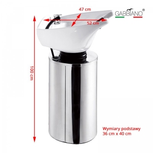 Gabbiano q-2460 hair wash unit - washing station (107646)
