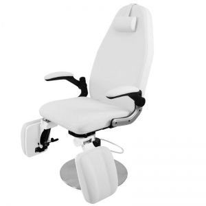 Hydraulic podiatry chair azzurro 713a white (112603)