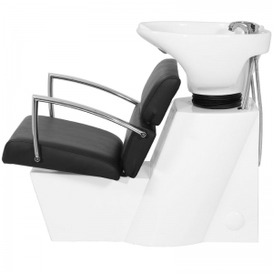 Gabbiano hairdresser wash unit Brussels black (112894)