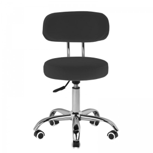 Cosmetic stool for pedicure a-007 black (119728)