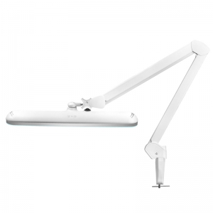 Elegant LED workshop lamp 801 l with a vice reg. white light intensity (123740)