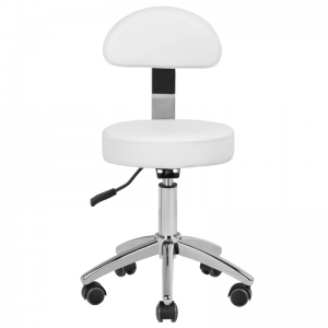304p white cosmetic pedicure stool (123839)