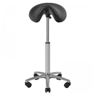 Cosmetic-barber stool 001b high black (104101)