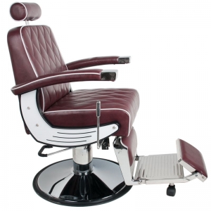 Gabbiano barber chair Imperial burgundy