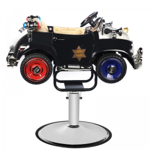 Barbershop chair, toy car, police b082 (123468)