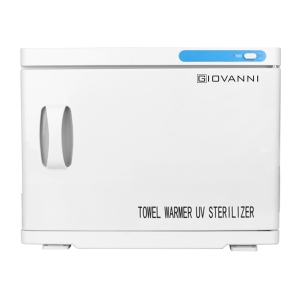 Towel warmer with uv-c 23l sterilizer white (130979)