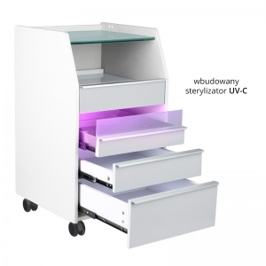 Podiatry helper storage trolley unit 984 gray (129113)