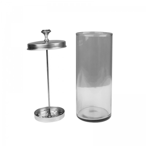 Glass container for disinfecting tools q5b 800ml (129181)