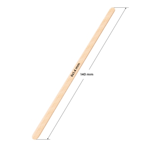Wooden spatula, small 140x6x1.4mm - 150 pieces (131854)