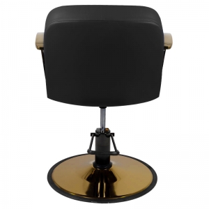 Gabbiano styling chair golden Bologna black (132661)