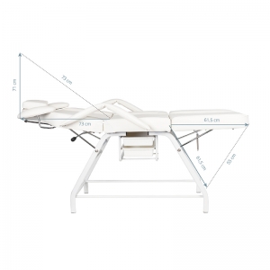 Ivette eyelash treatment chair gray (133144)