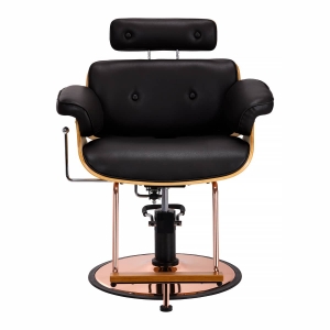 Gabbiano barber chair florence with an adjustable black headrest (133139)