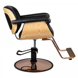 Gabbiano black venice barber chair (133142)