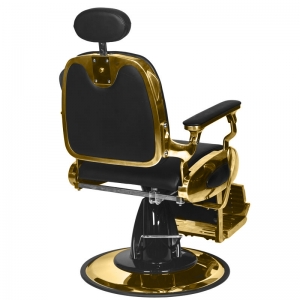 Gabbiano Barber Chair Grancesco black and gold (133777)