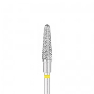 CARBON EXO PRO NAIL DRILL BIT ROUND CONE 4.0MM YL (138608)